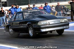 Ed Kowalczyk Coast Chassis Customer Outlaw 10.5 Mustang