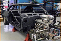 Coast Chassis Installation And Fabrication Of Roll Cage In Camaro