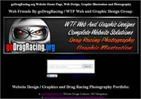goDragRacing Web Design